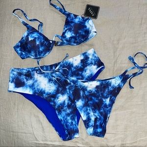 🌊3 Piece Blue Hues Bikini Set 🌊 Be Spring Break Ready!!